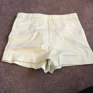 Light neon yellow shorts!